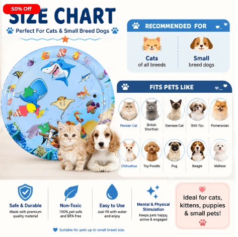 Pet Cooling Water Bed Anti-Scratch Summer Mat